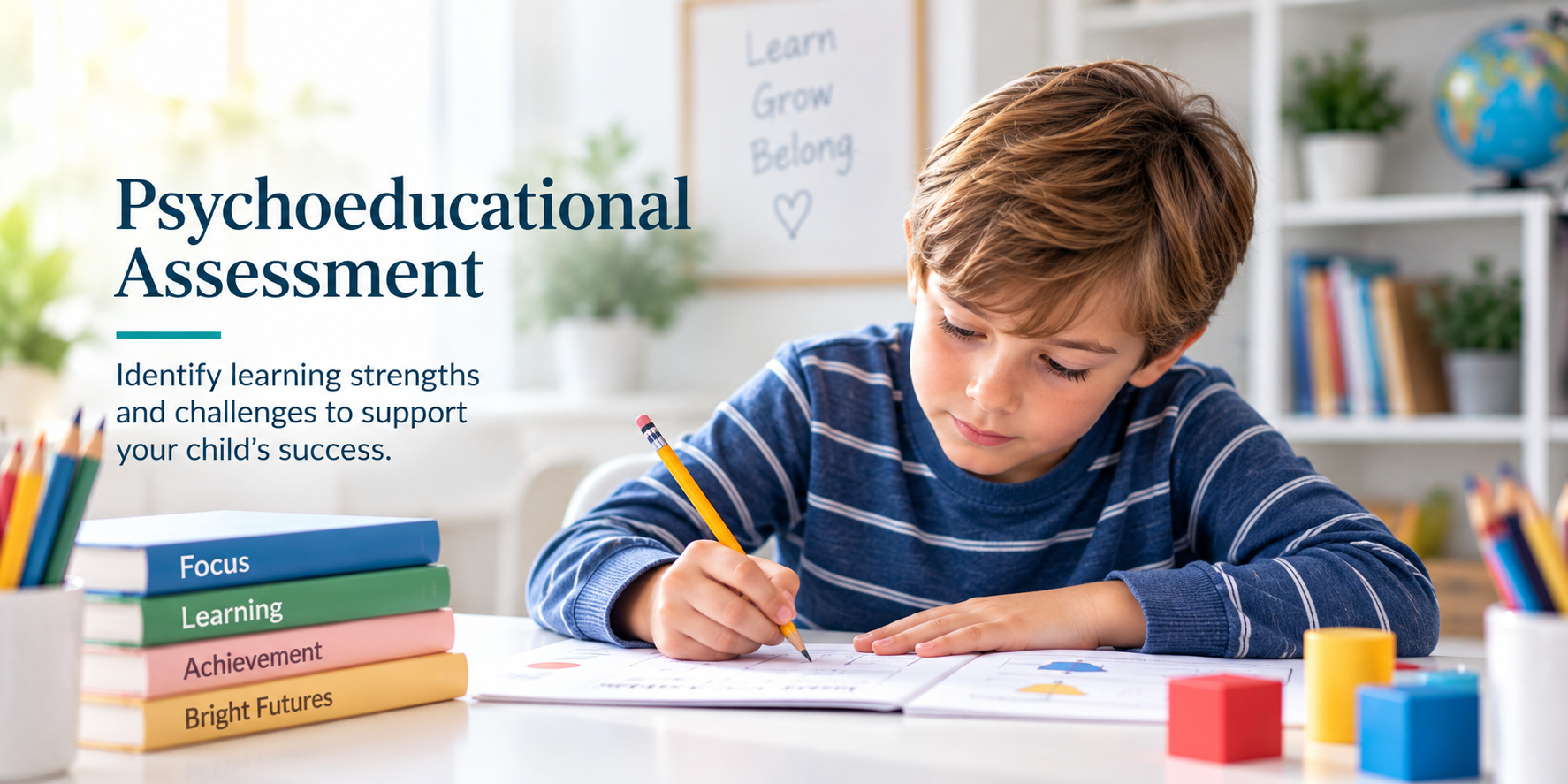 Psychoeducational assessment for a child at Core Centre